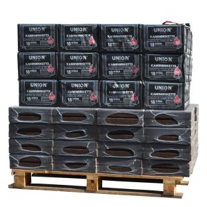 Mischung Holzbriketts 100% Eiche + Lignitbriketts – Palette 930 kg