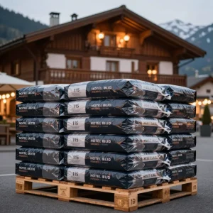 Holzpellets Hotelqualität – Palette 70 Säcke - 15 kg