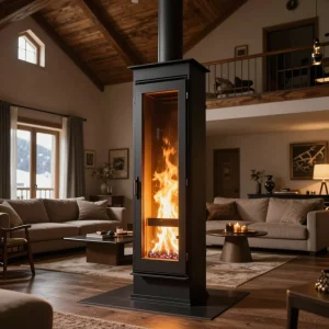 Holzofen Weisshorn 12 kW – grosse Scheibe 70 cm