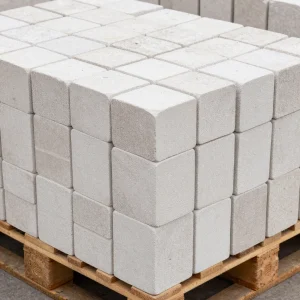 Presste Eschenscheite – Palette 960 kg